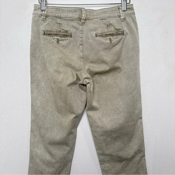 Anthropologie Womens 26 Relaxed Chino Pants In Khaki Color - Picture 12 of 15